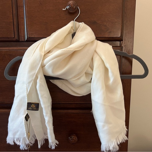 NEW Loro Piana Cashmere/Silk scarf | Stola Leggera Unita - Picture 2 of 9